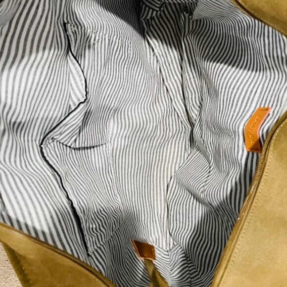 Neiman Marcus Sel De Mer Canvas Leather Tote Bag - Picture 5 of 5